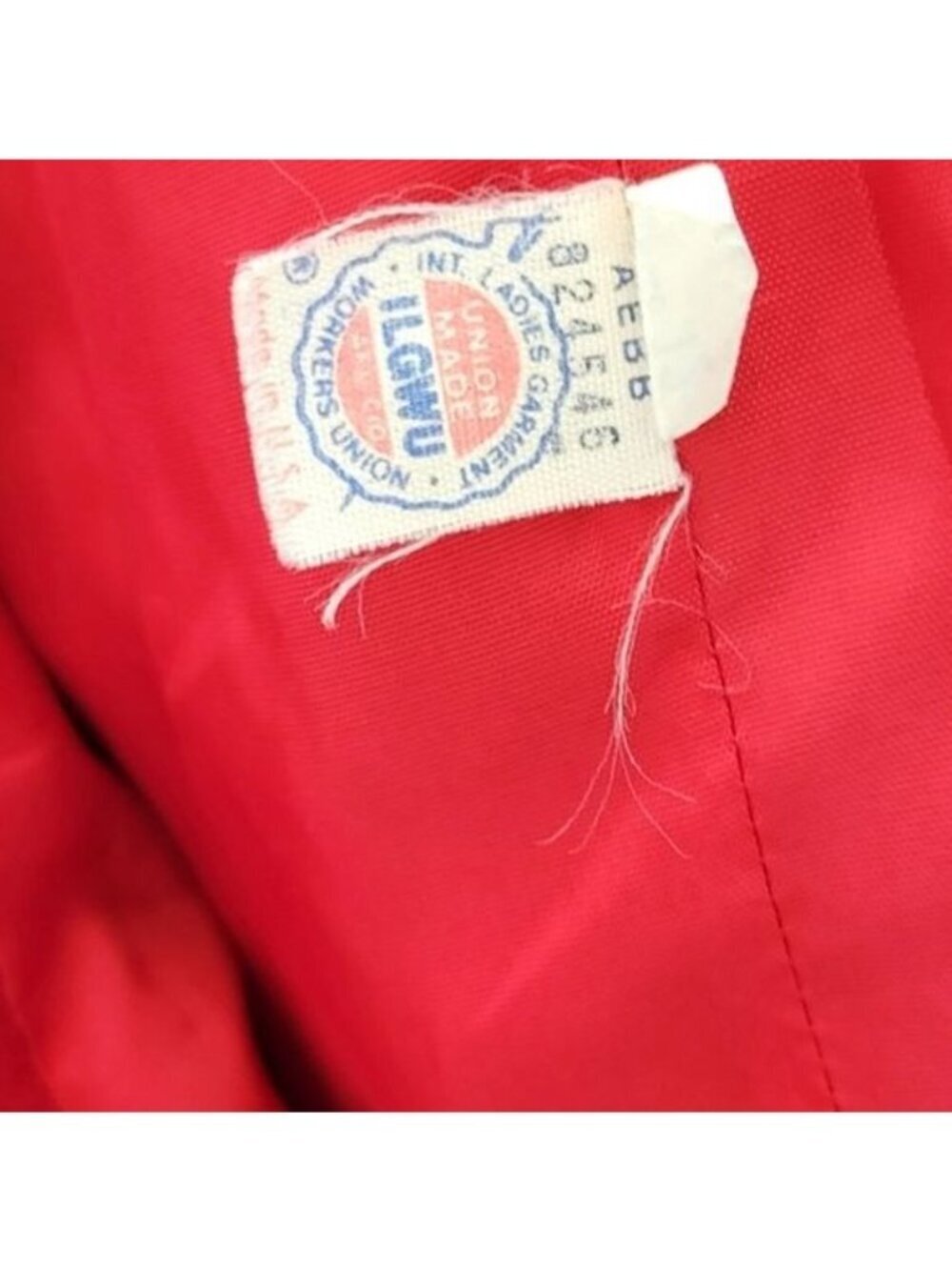 VTG Andrea Marin Andover Forstmann Wool Trench Cocoon 70s 80s Parisian 12 - Picture 7 of 8